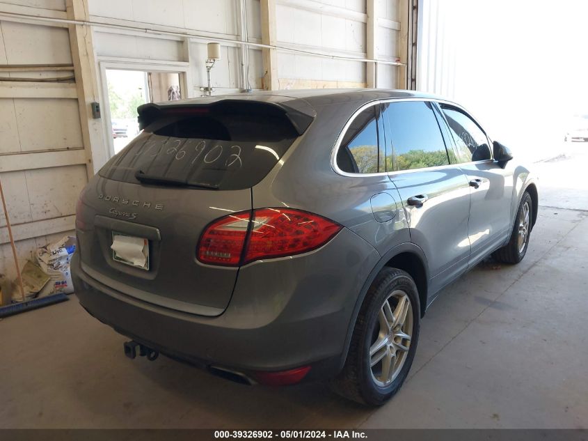 2011 Porsche Cayenne S VIN: WP1AB2A28BLA43074 Lot: 39326902