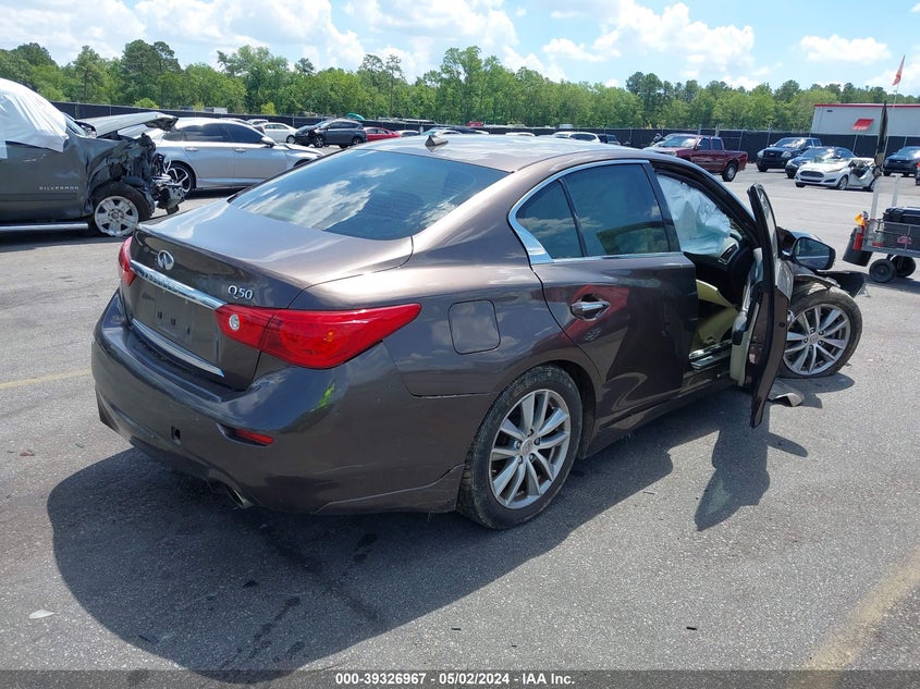 2015 INFINITI Q50 PREMIUM/SPORT - JN1BV7AP3FM354467