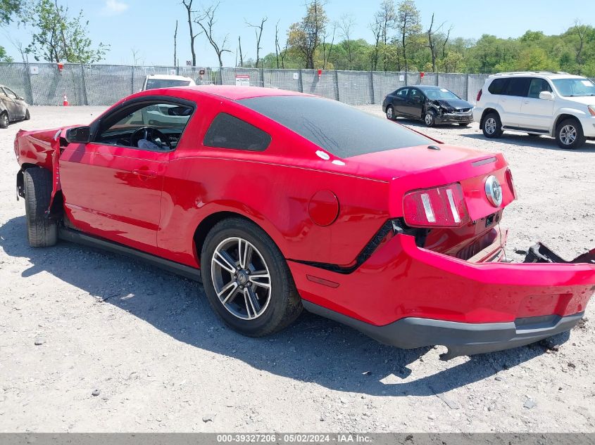 2012 Ford Mustang V6 Premium VIN: 1ZVBP8AM2C5286863 Lot: 39327206