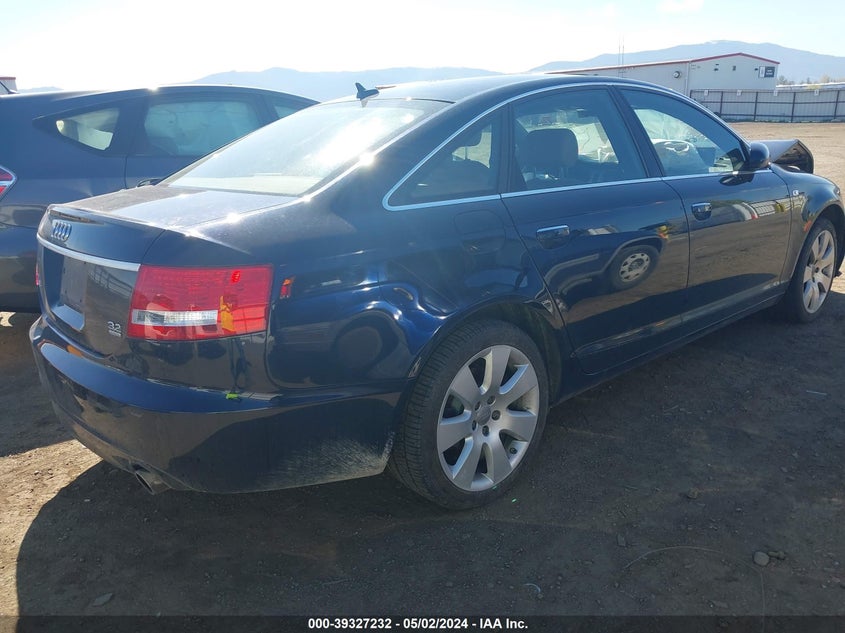 2008 Audi A6 3.2 VIN: WAUDH94F18N057865 Lot: 39327232
