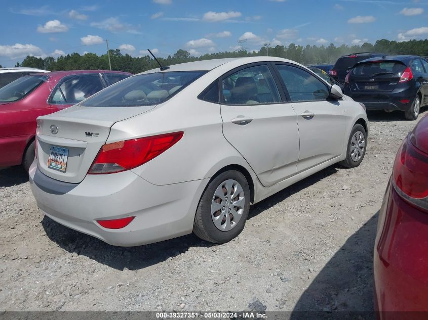 2016 Hyundai Accent Se VIN: KMHCT4AE3GU163343 Lot: 39327351