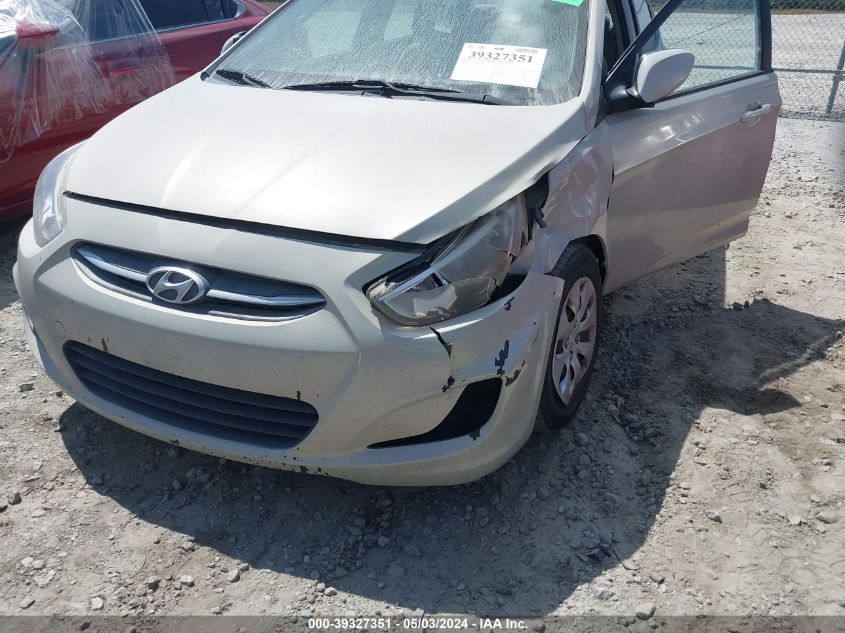 2016 Hyundai Accent Se VIN: KMHCT4AE3GU163343 Lot: 39327351