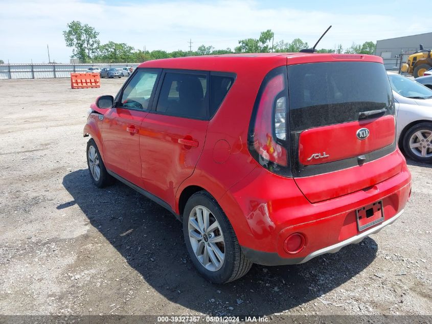 2019 Kia Soul + VIN: KNDJP3A52K7653953 Lot: 39327367