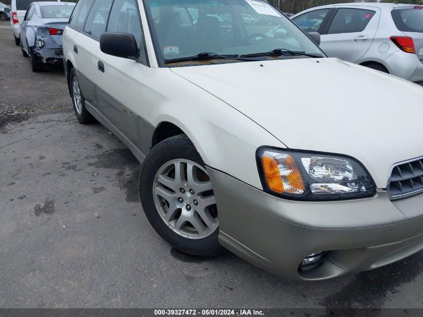 4S3BH675837610603 | 2003 SUBARU OUTBACK