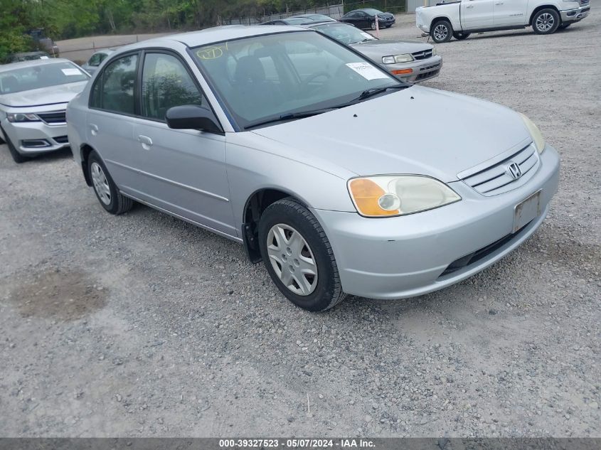 2003 Honda Civic Lx VIN: 1HGES16613L018173 Lot: 39327523