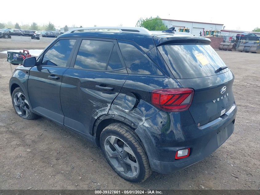 2021 Hyundai Venue Sel VIN: KMHRC8A37MU086648 Lot: 39327601