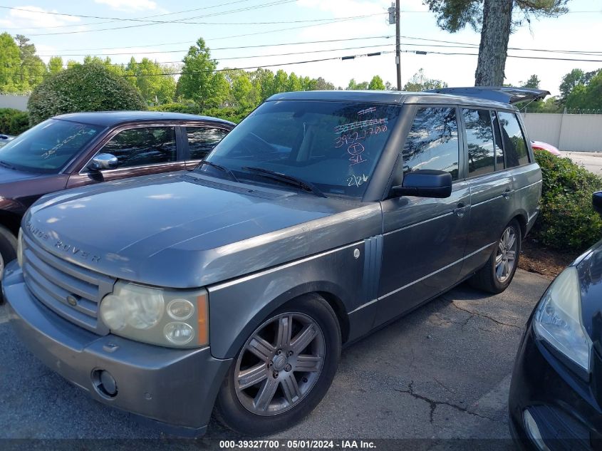 2007 Land Rover Range Rover Hse VIN: SALMF15487A252318 Lot: 39327700