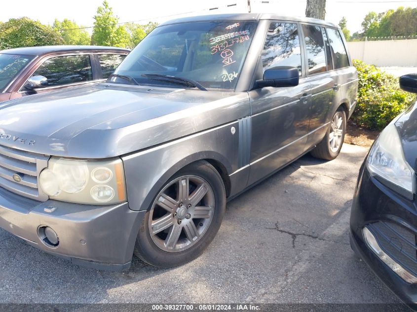 2007 Land Rover Range Rover Hse VIN: SALMF15487A252318 Lot: 39327700