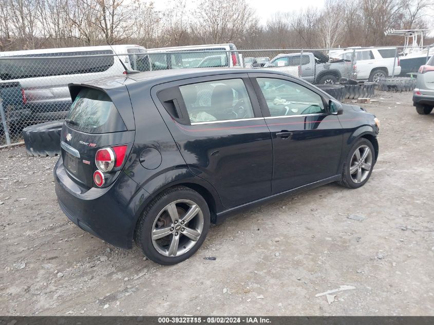 2013 Chevrolet Sonic Rs VIN: 1G1JG6SB2D4181529 Lot: 39327715