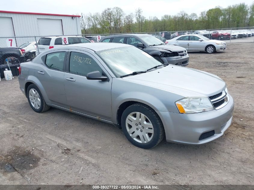 2013 Dodge Avenger Se VIN: 1C3CDZAB9DN646303 Lot: 39327722