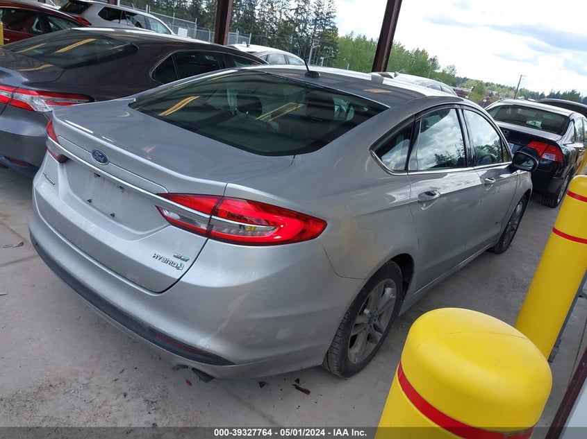 VIN 3FA6P0LU8JR225939 2018 FORD FUSION HYBRID SE