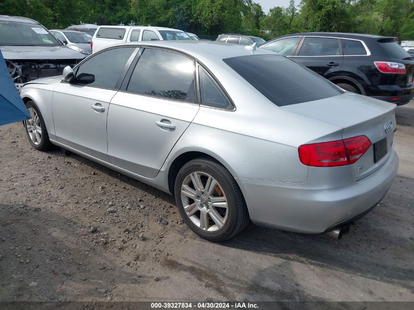 WAUDFAFLXAN006493 | 2010 AUDI A4