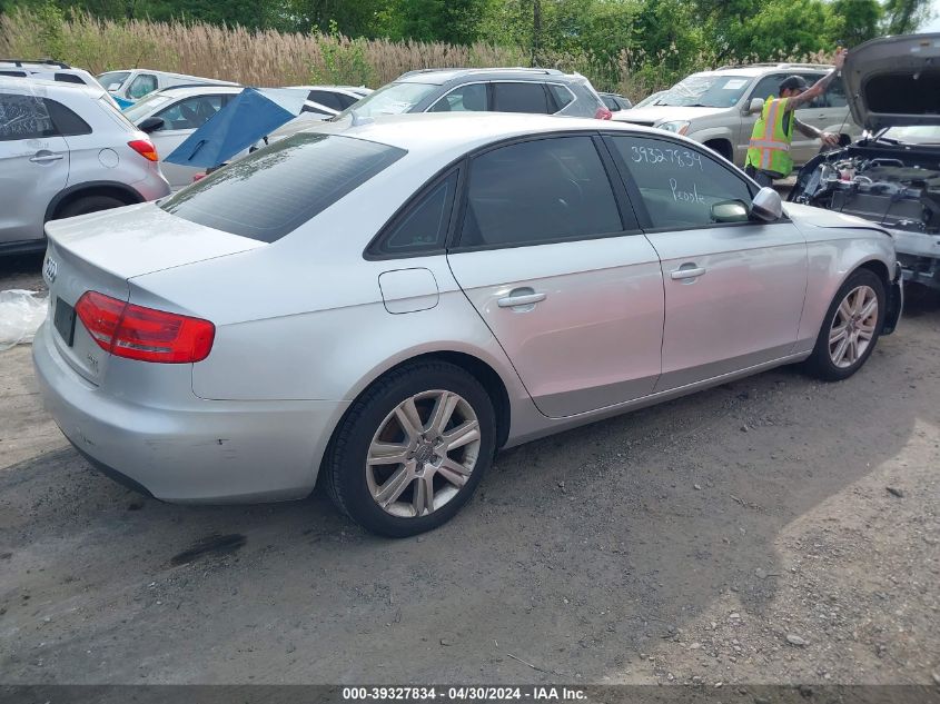 WAUDFAFLXAN006493 | 2010 AUDI A4