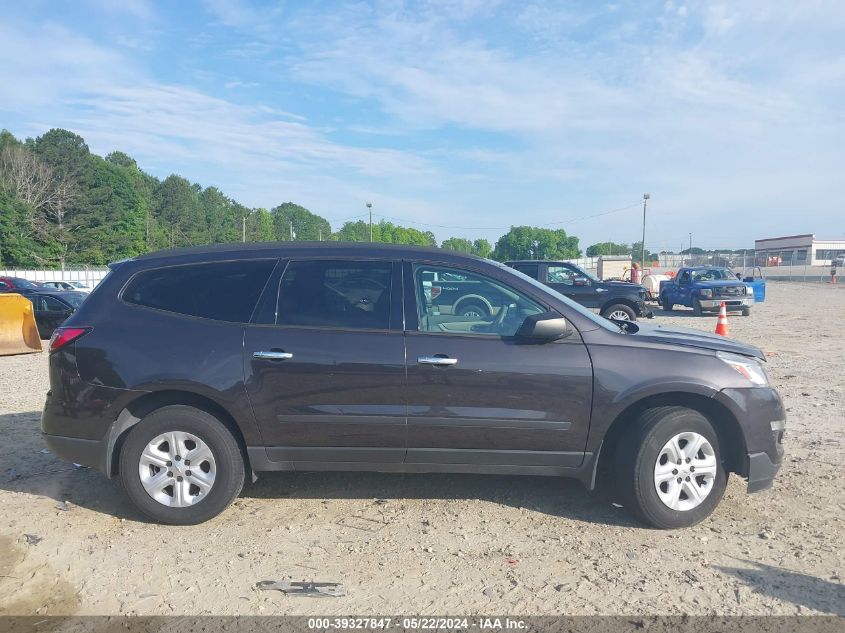 2015 Chevrolet Traverse Ls VIN: 1GNKRFKD6FJ117268 Lot: 39327847
