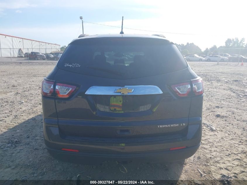 2015 Chevrolet Traverse Ls VIN: 1GNKRFKD6FJ117268 Lot: 39327847