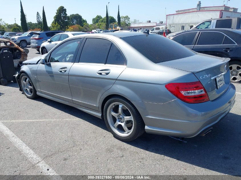 2012 Mercedes-Benz C 250 Luxury/Sport VIN: WDDGF4HBXCA610373 Lot: 39327850