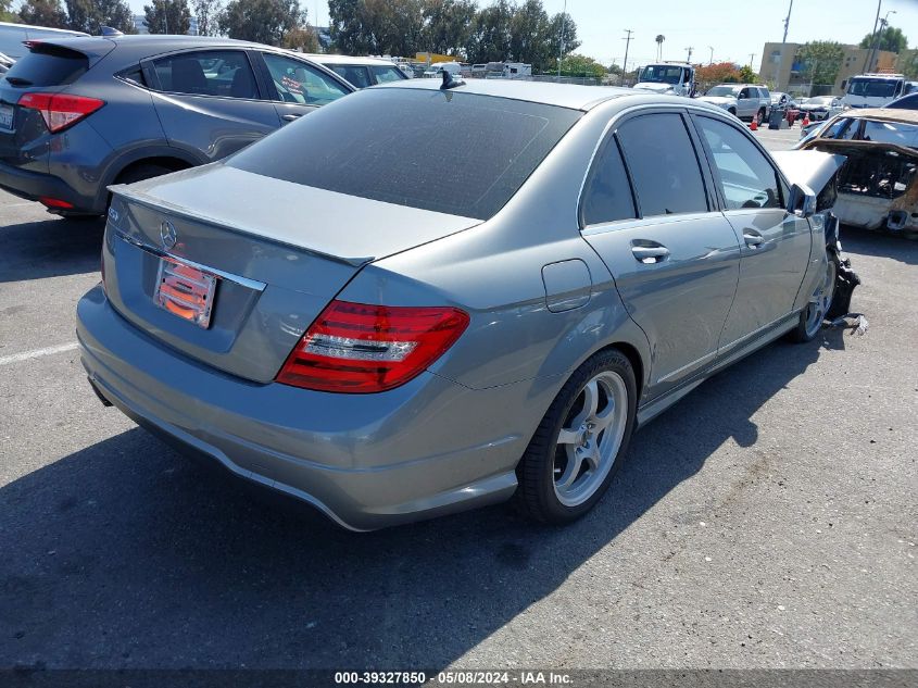 2012 Mercedes-Benz C 250 Luxury/Sport VIN: WDDGF4HBXCA610373 Lot: 39327850