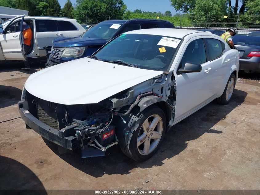 2013 Dodge Avenger Se VIN: 1C3CDZAB1DN662866 Lot: 39327902