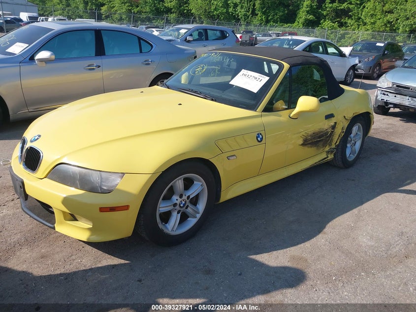 2000 BMW Z3 2.3 VIN: WBACH9343YLF89418 Lot: 39327921