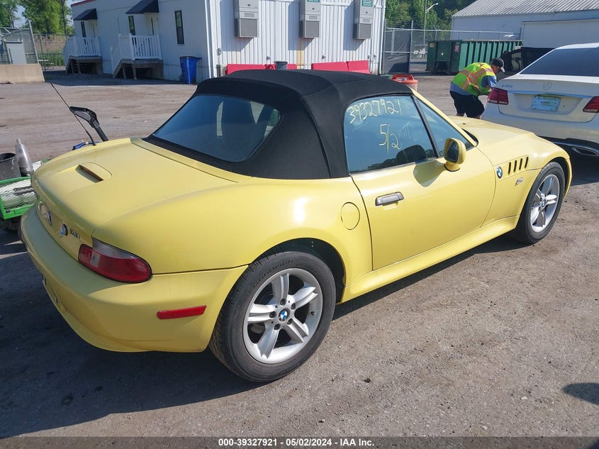 2000 BMW Z3 2.3 VIN: WBACH9343YLF89418 Lot: 39327921