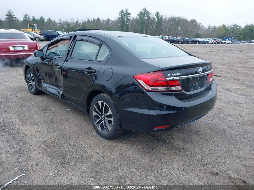 2015 Honda Civic Ex VIN: 19XFB2F85FE213300 Lot: 39327989