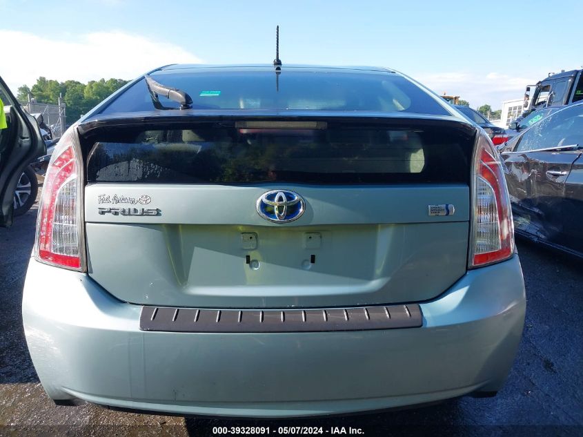 2013 Toyota Prius Two VIN: JTDKN3DU2D1721610 Lot: 39328091