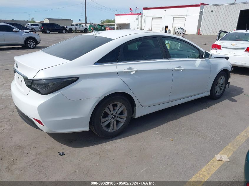 2014 Hyundai Sonata Gls VIN: 5NPEB4AC7EH838620 Lot: 39328105