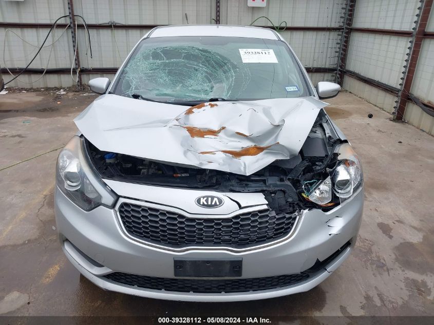 2016 Kia Forte Lx VIN: KNAFX4A65G5604945 Lot: 39328112