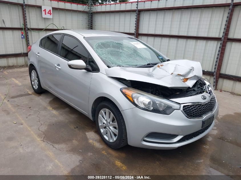 2016 Kia Forte Lx VIN: KNAFX4A65G5604945 Lot: 39328112