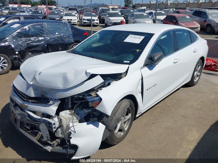 VIN 1G1ZB5ST8HF100533 2017 CHEVROLET MALIBU LS
