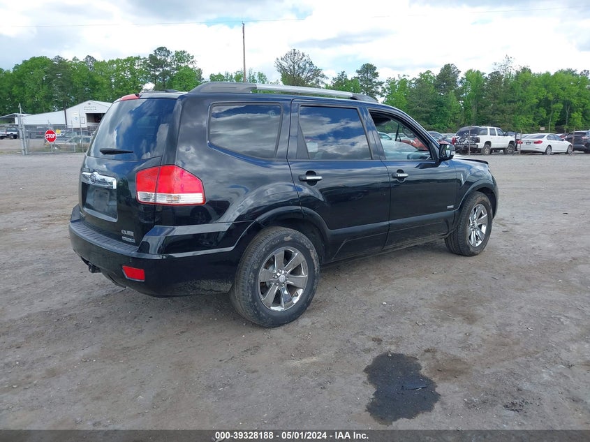 2009 Kia Borrego Ltd VIN: KNDJJ742395037825 Lot: 39328188