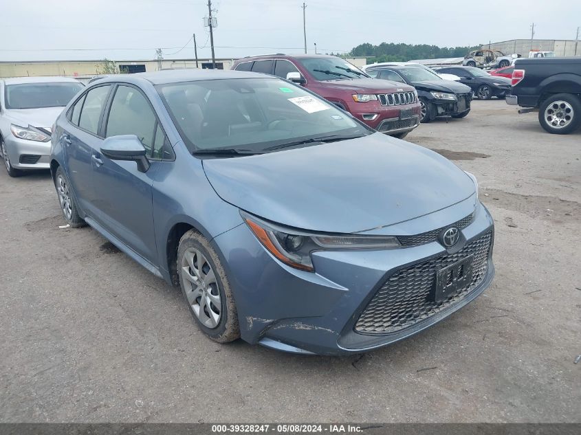 2021 Toyota Corolla Le VIN: JTDEPMAE7MJ145264 Lot: 39328247