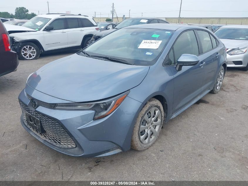 2021 Toyota Corolla Le VIN: JTDEPMAE7MJ145264 Lot: 39328247