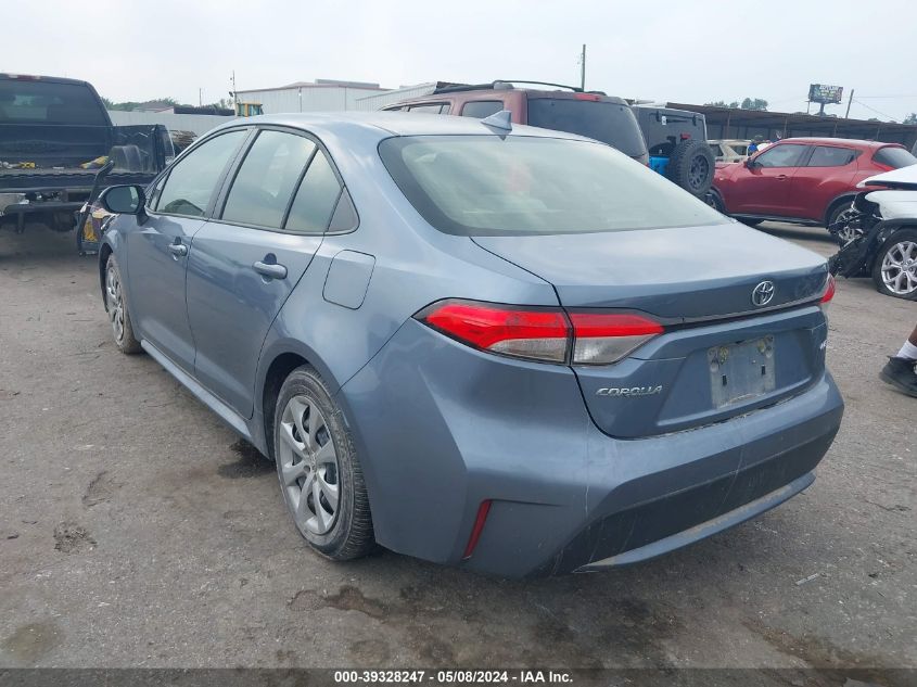 2021 Toyota Corolla Le VIN: JTDEPMAE7MJ145264 Lot: 39328247