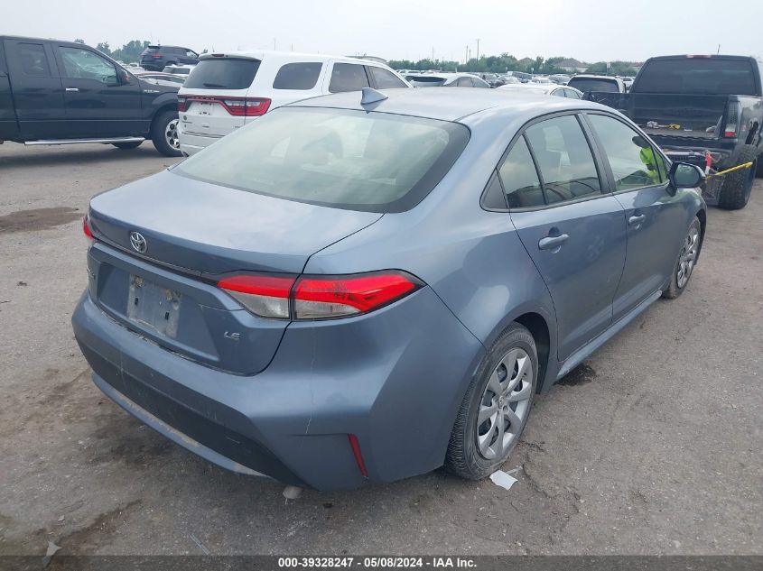 VIN JTDEPMAE7MJ145264 2021 TOYOTA COROLLA LE