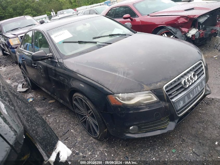 2010 Audi A4 2.0T Premium VIN: WAUFFAFL3AN013939 Lot: 39328258