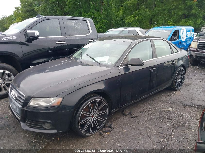 2010 Audi A4 2.0T Premium VIN: WAUFFAFL3AN013939 Lot: 39328258