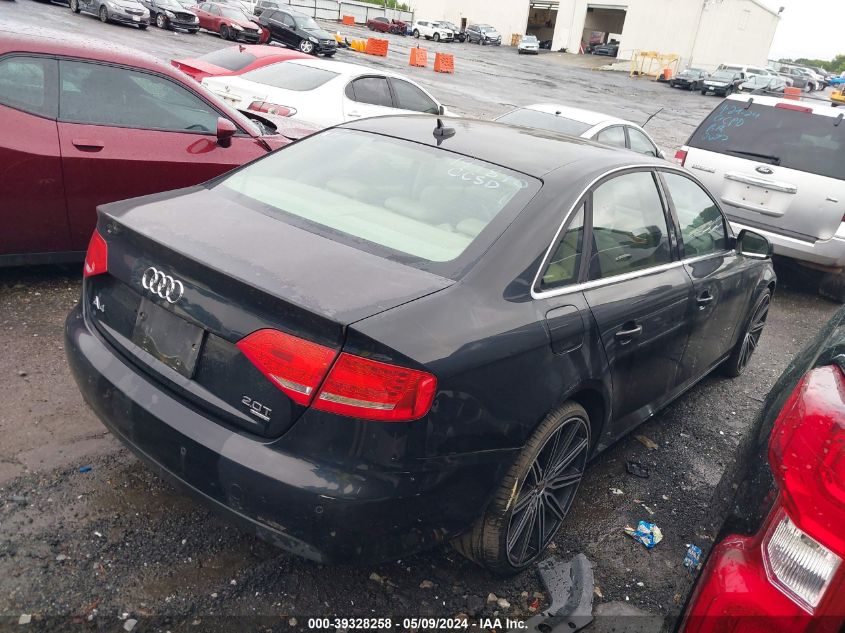 2010 Audi A4 2.0T Premium VIN: WAUFFAFL3AN013939 Lot: 39328258