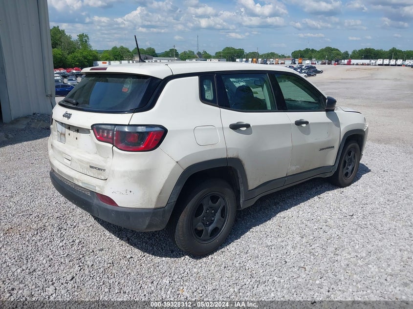 VIN 3C4NJCAB7JT151796 2018 JEEP COMPASS SPORT FWD