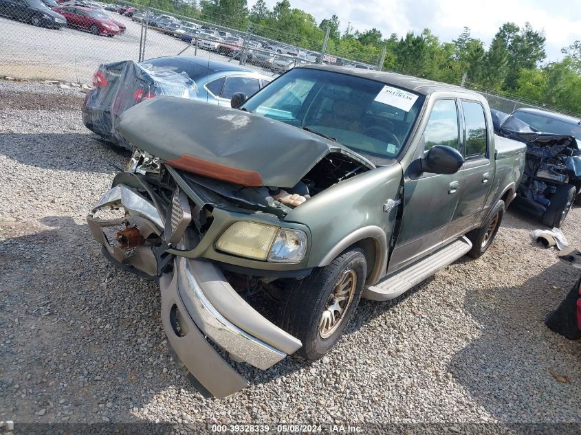 2002 Ford F-150 King Ranch/Lariat/Xlt VIN: 1FTRW07L22KD62750 Lot: 39328339