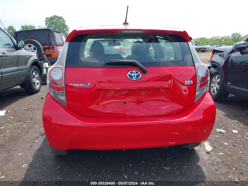 2012 Toyota Prius C Four VIN: JTDKDTB33C1026869 Lot: 39328408