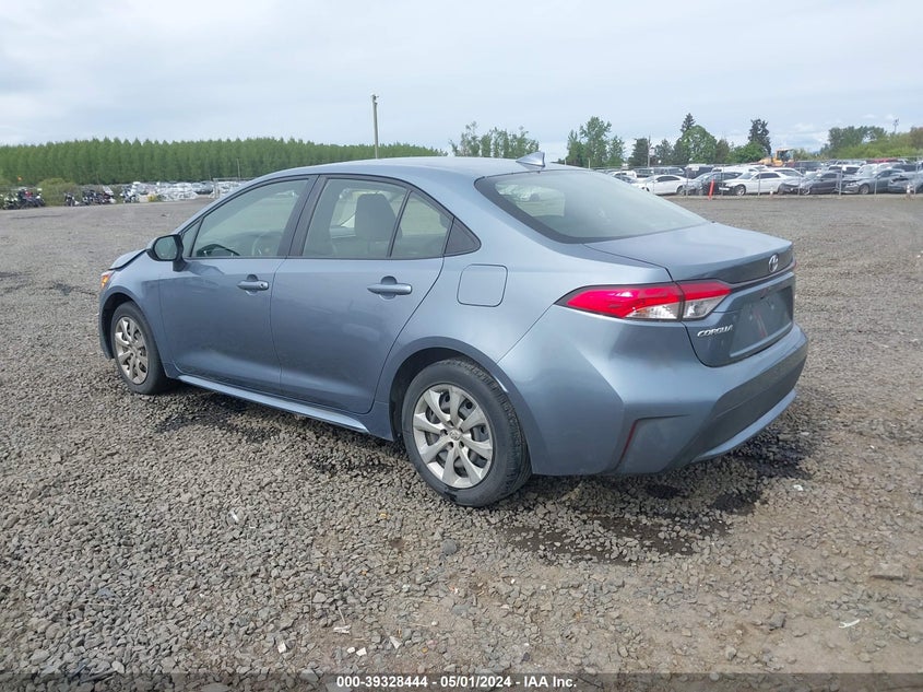 VIN JTDEPRAE4LJ038975 2020 TOYOTA COROLLA LE