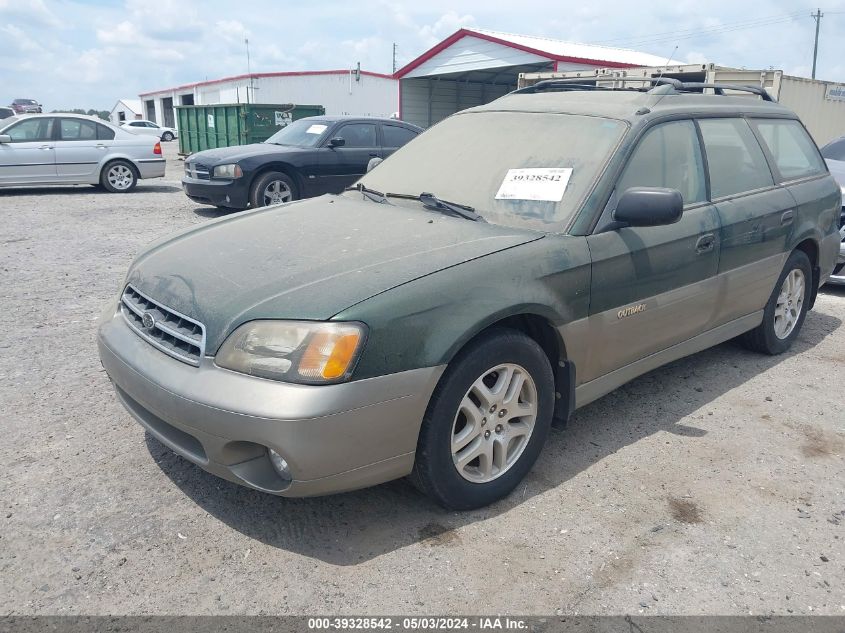 4S3BH6654Y7631862 | 2000 SUBARU OUTBACK