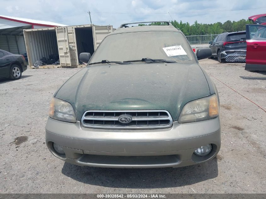 4S3BH6654Y7631862 | 2000 SUBARU OUTBACK