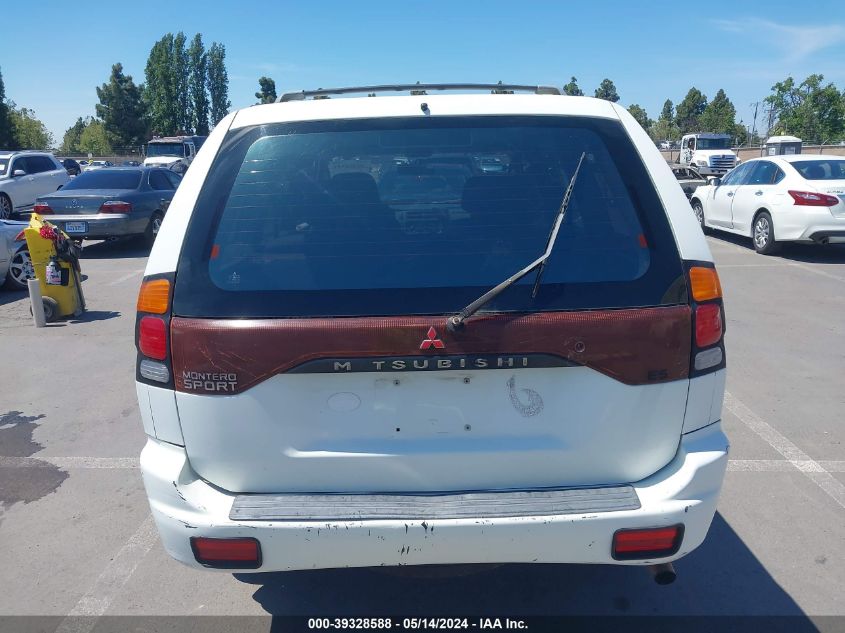 2001 Mitsubishi Montero Sport Es/Ls VIN: JA4LS21H01P029671 Lot: 39328588