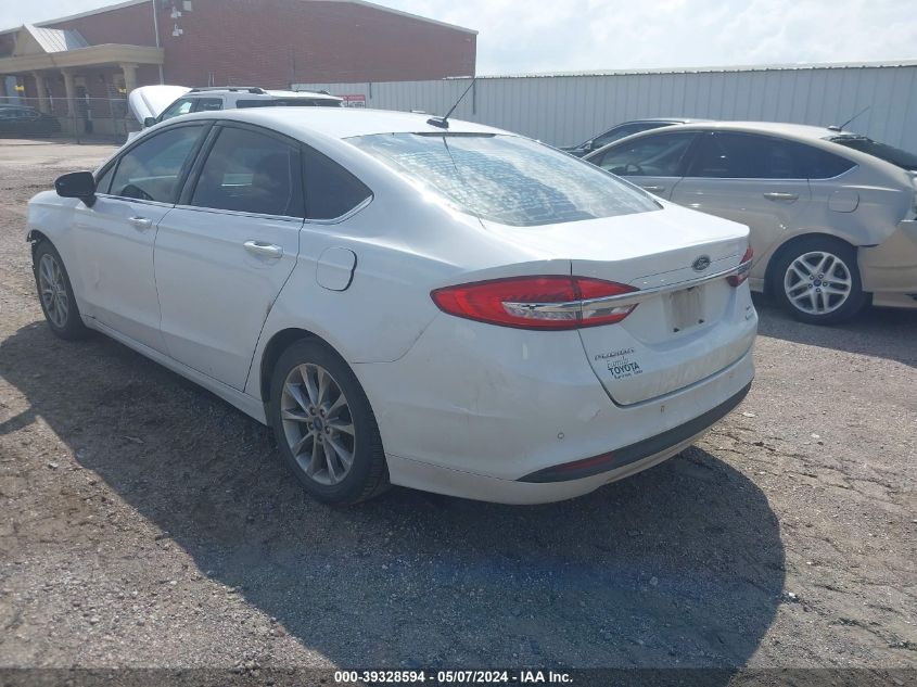 2017 Ford Fusion Se VIN: 3FA6P0HD9HR246950 Lot: 39328594