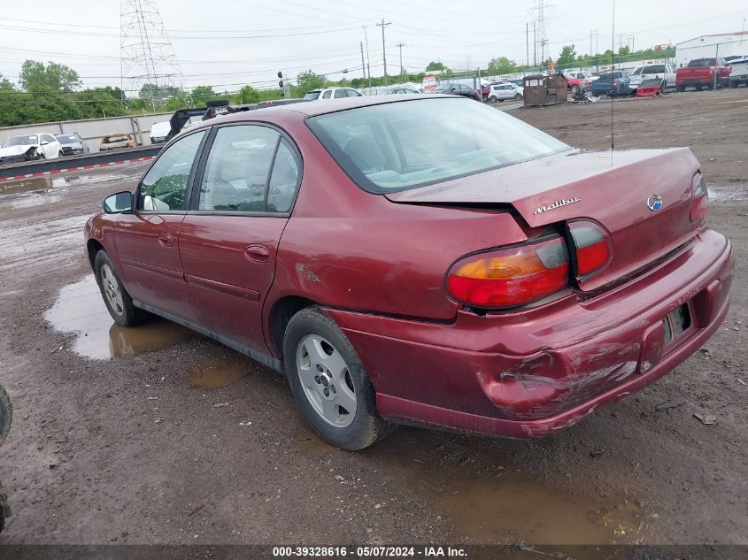 2003 Chevrolet Malibu VIN: 1G1ND52J93M627329 Lot: 39328616