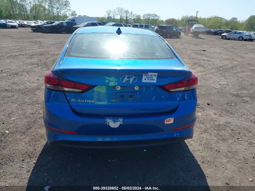 2018 Hyundai Elantra Value Edition VIN: 5NPD84LF9JH294519 Lot: 39328652