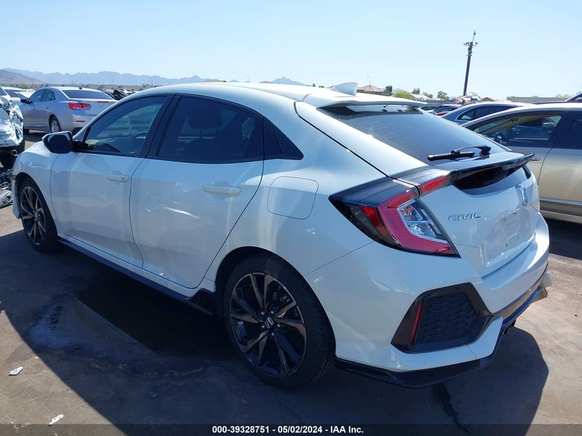 2019 HONDA CIVIC SPORT - SHHFK7H43KU407608