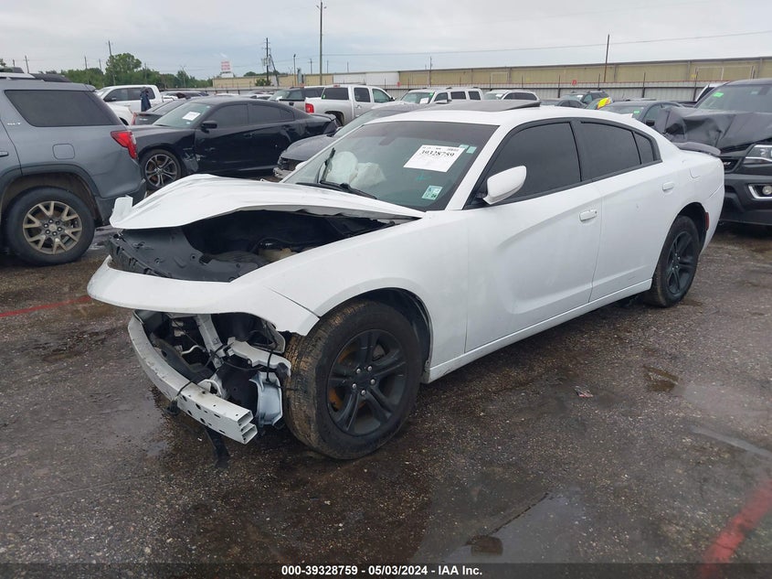VIN 2C3CDXBG8KH720346 2019 DODGE CHARGER SXT